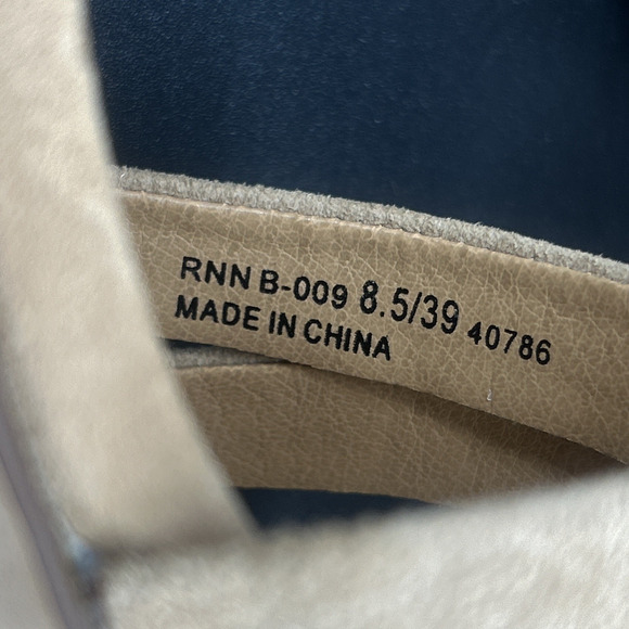 Chinese Laundry Womens 8.5 Nude Ankle Strap Open Toe Block Heeled Sandals READ - Picture 7 of 8